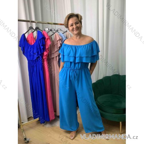 Overal dlhý carmen dámsky nadrozmer (42/44/46 ONE SIZE) TALIANSKA MÓDA IMWEC25060