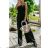 Overal dlhý elegantný žabičkovaný carmen bez rukávov dámsky (S/M/L ONE SIZE) TALIANSKA MÓDA IM425322