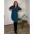 Tunika prodloužená 3/4 rukáv dámská nadrozměr (2XL/3XL ONE SIZE) TALIANSKA MóDA IM324SUMER