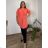 Tunika prodloužená 3/4 rukáv dámská nadrozměr (2XL/3XL ONE SIZE) TALIANSKA MóDA IM324SUMER