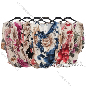 Tunika krátky rukáv dámska (S/M/L ONE SIZE) TALIANSKA MÓDA IMPLI254290