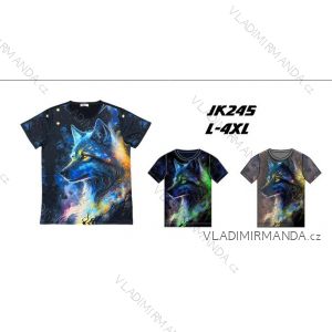 Tričko krátky rukáv pánske nadrozmer (L-4XL) MIE25JK245