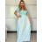 Šaty letné krátky rukáv dámske (S/M/L ONE SIZE) TALIANSKA MÓDA IMSM25013