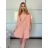 Šaty košeľové 3/4 krátky rukáv dámske (S/M/L ONE SIZE) TALIANSKA MODA IMSP25LAGO