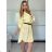 Šaty košeľové 3/4 krátky rukáv dámske (S/M/L ONE SIZE) TALIANSKA MODA IMSP25LAGO