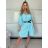 Šaty košeľové 3/4 krátky rukáv dámske (S/M/L ONE SIZE) TALIANSKA MODA IMSP25LAGO