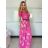 Šaty letné krátky rukáv dámske FIORE (S/M/L ONE SIZE) TALIANSKA MÓDA IMSM25019