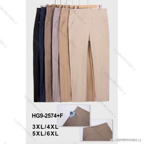 Nohavice strečové dámske nadrozmer (3XL/4XL - 5XL/6XL) MIE25HG9-2574