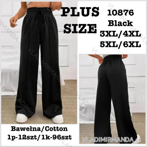 Nohavice dlhé letné dámske nadrozmer (3XL/4XL - 5XL/6XL) MIE2510876