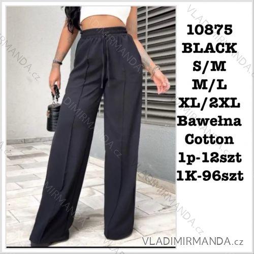 Nohavice dlhé elegantné dámske (S/M - M/L - XL/2XL) MIE2510875
