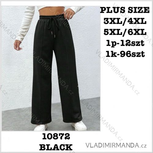 Tepláky dlhé elegantné dámske nadrozmer (3XL/4XL - 5XL/6XL) MIE2510872