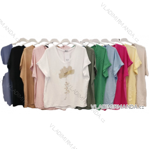 Tričko krátky rukáv dámske (S/M/L ONE SIZE) TALIANSKA MÓDA IMPLI2515209