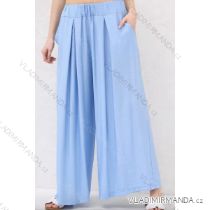 Nohavice letné dlhé oversize dámska (S/M/L ONE SIZE) TALIANSKA MÓDA IMPLI257320