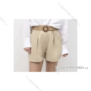Kraťasy elegantné s opaskom dámske (S/M/L ONE SIZE) TALIANSKA MÓDA IMPLI2516086