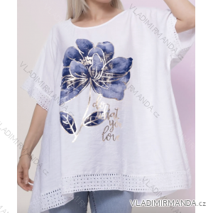 Tunika oversize krátky rukáv dámska (S/M/L ONE SIZE) TALIANSKA MÓDA IMPLI2550565