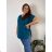 Tunika/tričko krátký rukáv dámské nadrozměr (XL/2XL ONE SIZE) ITALSKÁ MÓDA IM722006