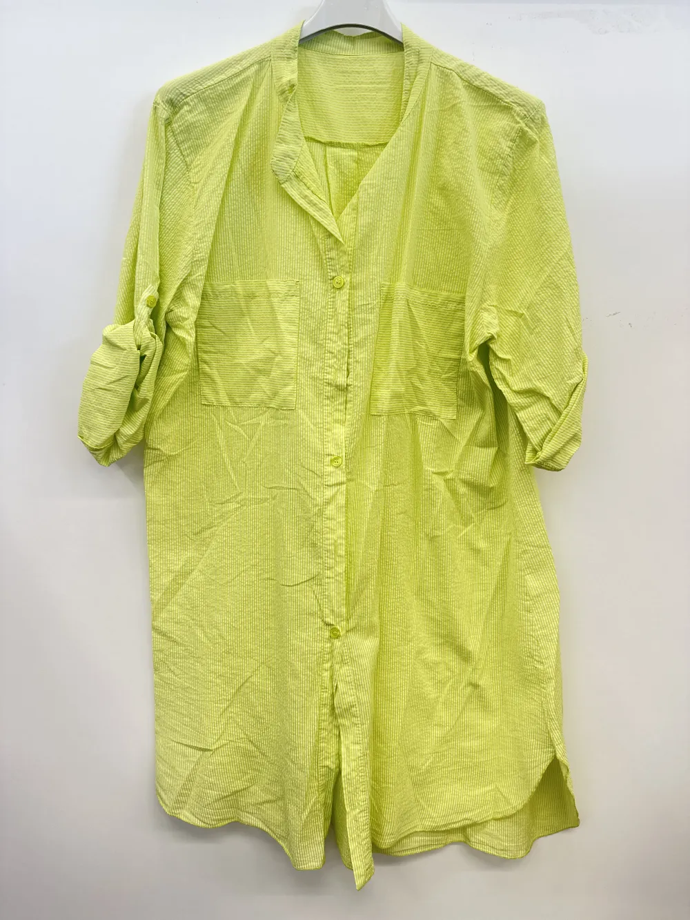 Košeľa predĺžená 3/4 dlhý rukáv dámska (S/M/L ONE SIZE) TALIANSKA MÓDA IMPSH251665D