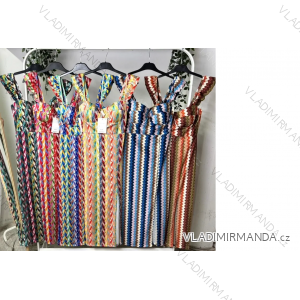 Šaty letná bodka, leopardie a citrónky lemon na ramienka dámske (S/M/L ONE SIZE) TALIANSKA MÓDA IMPLP2510990105