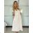 Šaty dlhé letné krátky rukáv dámske (S/M/L ONE SIZE) TALIANSKA MÓDA IM425140