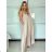 Overal dlhý elegantný letný bez rukávov dámsky (S/M/L ONE SIZE) TALIANSKA MÓDA IMWAD25555