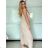 Overal dlhý elegantný letný bez rukávov dámsky (S/M/L ONE SIZE) TALIANSKA MÓDA IMWAD25555