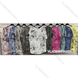 Tunika krátky rukáv dámska (S/M/L ONE SIZE) TALIANSKA MÓDA IMWCP25941
