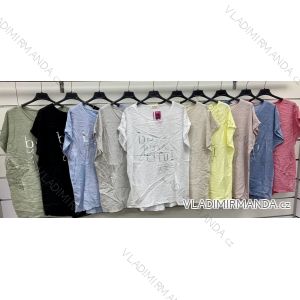 Tunika krátky rukáv dámska (S/M/L ONE SIZE) TALIANSKA MÓDA IMWCP25944