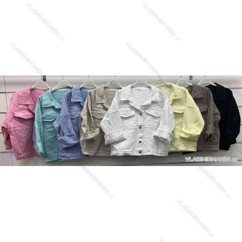 Košeľa 3/4 dlhý rukáv ľanová dámska (S/M/L ONE SIZE) TALIANSKA MÓDA IMWAD25946