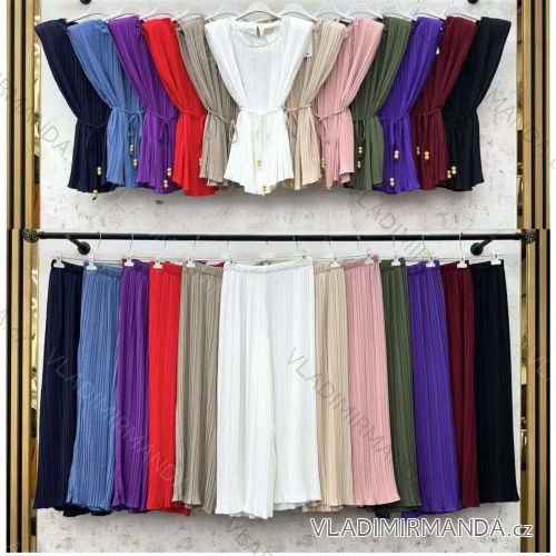 Súprava tunika krátky rukáv a nohavice dlhé dámske (XS/S/M ONE SIZE) TALIANSKA MÓDA IMWBA25981