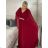Šaty dlhé společenské elegantný krátky rukáv dámske (S/M/L ONE SIZE) TALIANSKA MÓDA IMPSH2550410
