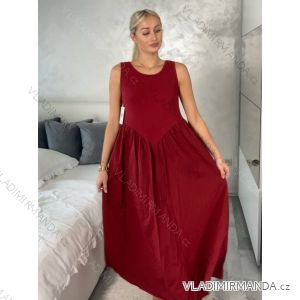 Šaty letné bez rukávu dámske PAGE (S/M/L ONE SIZE) TALIANSKA MÓDA IM725020