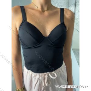 Croptop na ramienka dámsky (S/M ONE SIZE) TALIANSKA MÓDA IMPLP2480760045