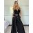 Nohavice elegantné s opaskom dámske (S/M/L ONE SIZE) TALIANSKA MóDA IMSM25DEVONE