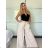 Nohavice elegantné s opaskom dámske (S/M/L ONE SIZE) TALIANSKA MóDA IMSM25GIZELE/DU -   hnedá
 -   S/M/L