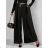 Nohavice elegantné s opaskom dámske ISABELA (S/M/L ONE SIZE) TALIANSKA MÓDA IMD25006/DU - béžová - S/M/L