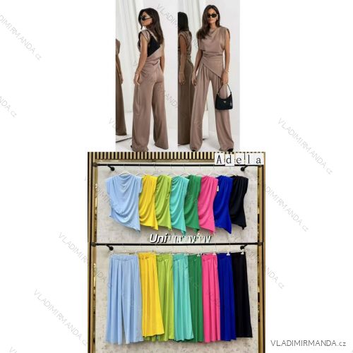 Súprava tunika krátky rukáv a nohavice dlhé dámske (XS/S/M ONE SIZE) TALIANSKA MÓDA IMWBA25993