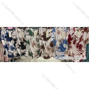 Blúzka tunika letná icecool krátky rukáv dámska (S/M/L ONE SIZE) TALIANSKA MÓDA IMM25M7549B