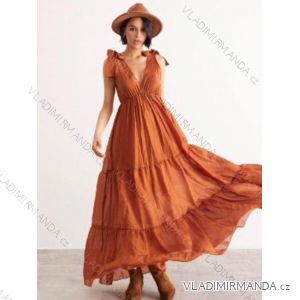 Šaty dlhé letné bez rukávu dámske (XS/S/M ONE SIZE) TALIANSKA MÓDA IMM25m58130