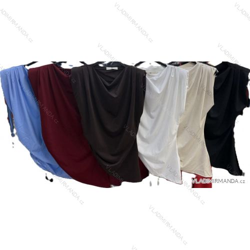 Tričko letné bez rukávu dámske (XS/S/M ONE SIZE) TALIANSKA MÓDA IMM25M37188