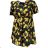 Šaty krátke letné citrónky lemon krátky rukáv dámske (S/M/L ONE SIZE) TALIANSKA MÓDA IMM25M12564