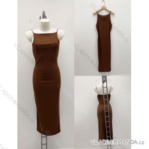 Šaty dlhé letné na ramienka dámske (XS/S/M ONE SIZE) TALIANSKA MÓDA IMM25M41922