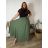 Sukňa dlhá dámska LADY (46/48/50 ONE SIZE) TALIANSKA MÓDA IM424423/DUR khaki 48/50