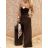 Overal dlhý carmen ľanový dámsky (XS/S/M ONE SIZE) TALIANSKA MÓDA IMWGS251156