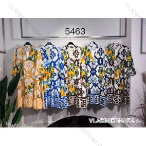 Šaty španielskej citrónky lemon dlhý rukáv dámske (S/M/L ONE SIZE) TALIANSKA MÓDA IMM25m5463