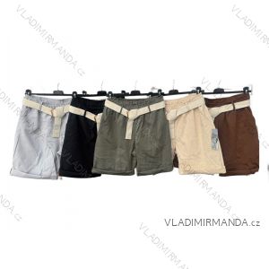 Kraťasy s opaskom dámske nadrozmer (48/50/52 ONE SIZE) TALIANSKA MÓDA IMD25136