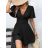 Šaty krátke letné krátky rukáv dámske (S/M/L ONE SIZE) TALIANSKA MÓDA IMD25141