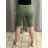 Kraťasy strečové šortky dámske (S/M/L ONE SIZE) TALIANSKA MÓDA IMC24209/DU tm. modrá S/M/L