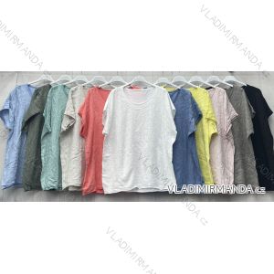 Tunika oversize krátky rukáv dámska nadrozmer (42/44/46 ONE SIZE) TALIANSKA MÓDA IMWGL251305