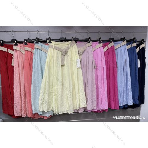 Sukňa dlhá s opaskom dámske (S/M/L ONE SIZE) TALIANSKA MÓDA IMWGS251320