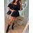 Overal krátký mušelín carmen dámský (XS/S/M ONE SIZE) ITALSKÁ MÓDA IMWCH251323